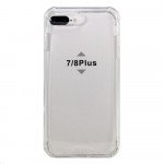 Wholesale iPhone 8 Plus / 7 Plus Clear Armor Hybrid Transparent Case (Clear)